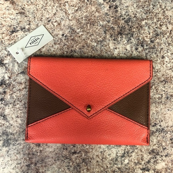 Fossil Retired Sofia Envelope Clutch NWT - Picture 3 of 8